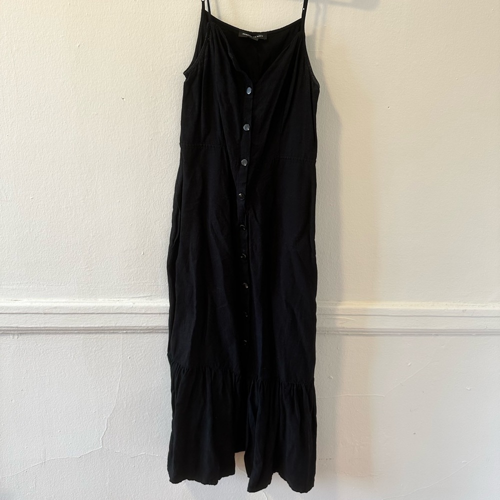 Black Linen Dress